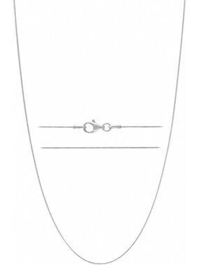 925 Sterling Silver Thin Snake Chain Necklace for Women & Men - Elegant Jewelry